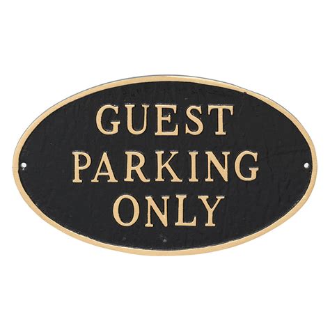 Guest Metal Sign 